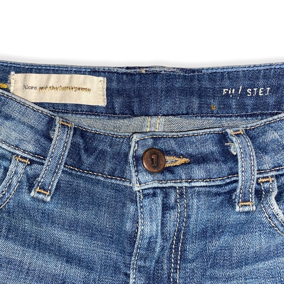 PILCRO & THE LETTERPRESS Anthropologie Denim Shorts Size 26 - Picture 5 of 10